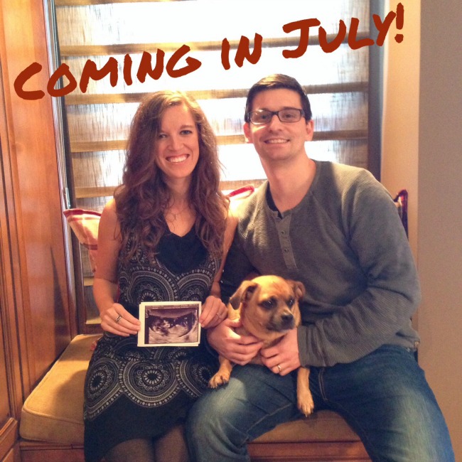 coming in july pregnancy announcement
